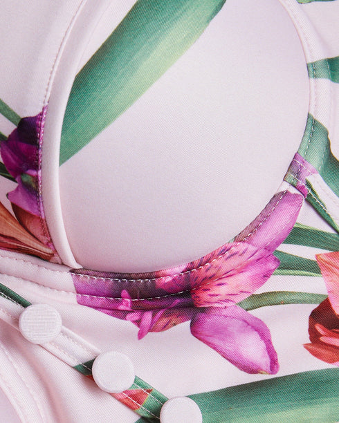 ALLYNAA-Swimwear-Longline Cupped Bikini Top- Ted Baker Romania